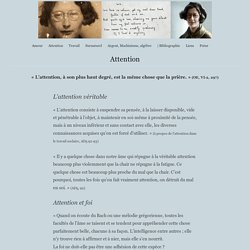 Pensées de Simone Weil