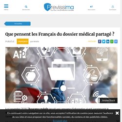 Que pensent les Français du dossier médical partagé