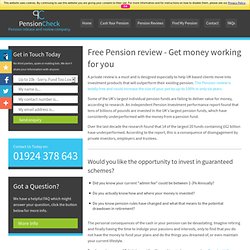 Do you know your pensions value or admin fee's? Contact us today for a totally free pension review