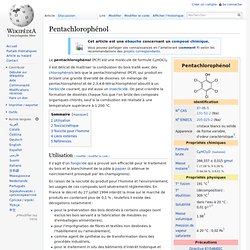 WIKIPEDIA – Pentachlorophénol