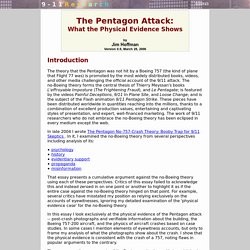 The Pentagon Attack: What the Physical Evidence Shows
