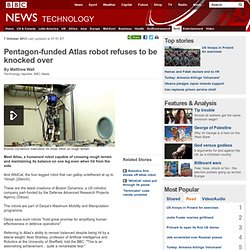 Pentagon-funded Atlas robot refuses to be knocked over