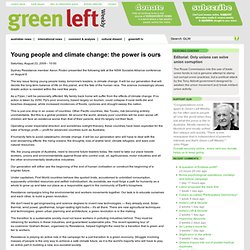 Young people and climate change: Green Left Weekly