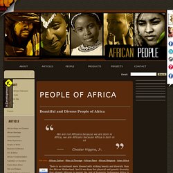 PEOPLE OF AFRICA - The Diversity of African People