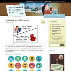 Free People Icons for E-Learning