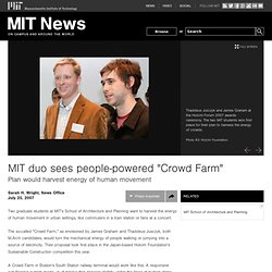 duo sees people-powered &quot;Crowd Farm&quot;