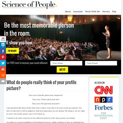 What Do People Really Think Of Your Profile Picture?