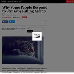 Why Some People Respond to Stress by Falling Asleep - The Atlantic