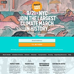 People's Climate March – NYC March