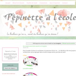 Pépinette à l'école: Les imagiers