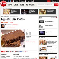 Peppermint Bark Brownies Recipe : Emeril Lagasse