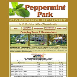 Peppermint Park Camping Resort - Camping Rates & Reservations