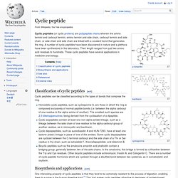 Cyclic peptide