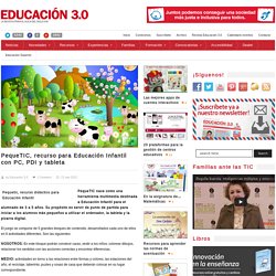 PequeTIC, recurso para Educación Infantil con PC, PDI y tableta