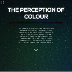 The Perception of Color - What the Colors You Wear Say About You