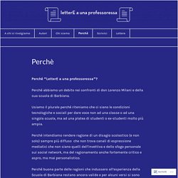 Perchè