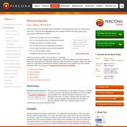 Server with XtraDB - Percona Software
