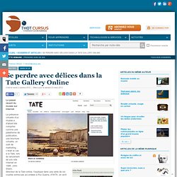Se perdre avec délices dans la Tate Gallery Online