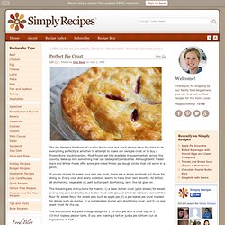 Perfect Pie Crust Recipe