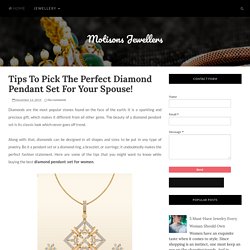 Perfect Diamond Pendant Set For Your Spouse!