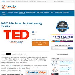 10 TED Talks Perfect For the eLearning Industry