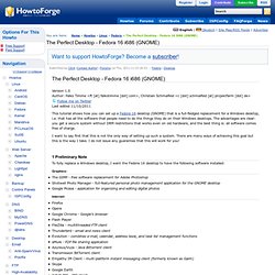 Fedora 16 i686 (GNOME