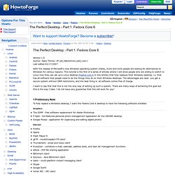Part 1: Fedora Core 6