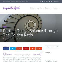 Perfect Design Balance through The Golden Ratio