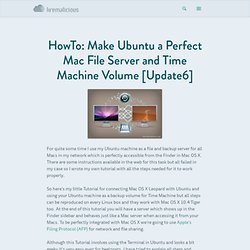 HowTo: Make Ubuntu A Perfect Mac File Server And Time Machine Volume [Update6] › Kremalicious