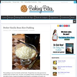 Perfect Vanilla Bean Rice Pudding