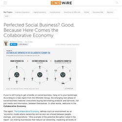 Perfected Social Business? Good, Because Here Comes the Collaborative Economy