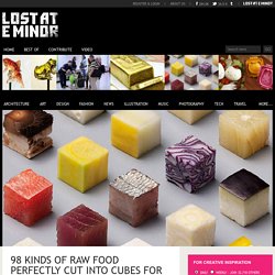 98 kinds of raw food perfectly cut into cubes for the OCD in all of us - Lost At E Minor: For creative people