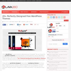 20+ Perfectly Designed Free WordPress Themes