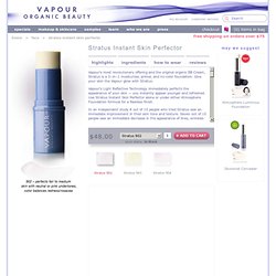 Vapour Organic Beauty Stratus Instant Skin Perfector, Award Winning, Anti-Aging, Organic Foundation, Primer, Concealer