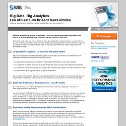 High-Performance Analytics - L'architecture Big Data de SAS