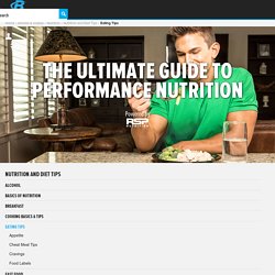 The Ultimate Guide To Performance Nutrition