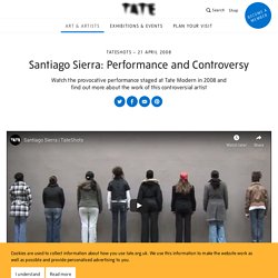 Santiago Sierra: Performance and Controversy – TateShots