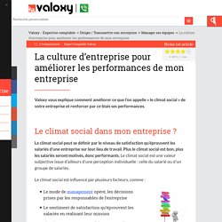 Améliorer la performance par la culture d'entreprise