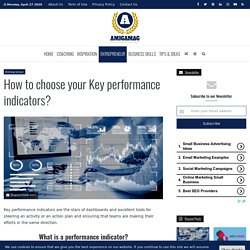 How to choose your Key performance indicators?