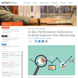 11 Key Performance Indicators to Help Improve Your Marketing