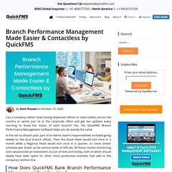 Branch Performance Management Software - Free Demo