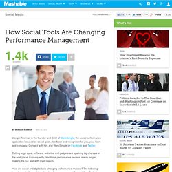 How Social Tools Are Changing Performance Management