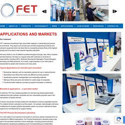 FET provides extrusion equipment solutions for performance yarn manufacturers