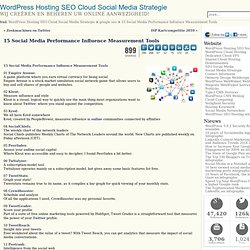 15 Social Media Performance Influence Measurement Tools