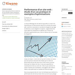 Performance d’un site web : étude d’un cas pratique et exemples d’optimisations