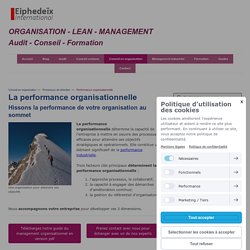 La performance organisationnelle, facteurs clés - Eiphedeïx conseil & formation