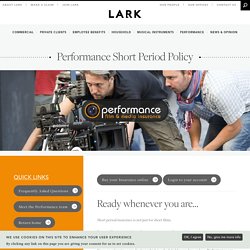 Performance Short Period Policy