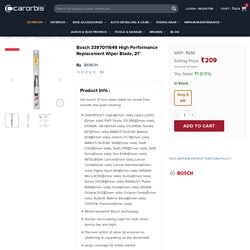 Bosch 3397011649 High-Performance Replacement Wiper Blade 21"
