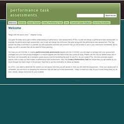 performance task assessments