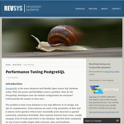 Performance Tuning PostgreSQL
